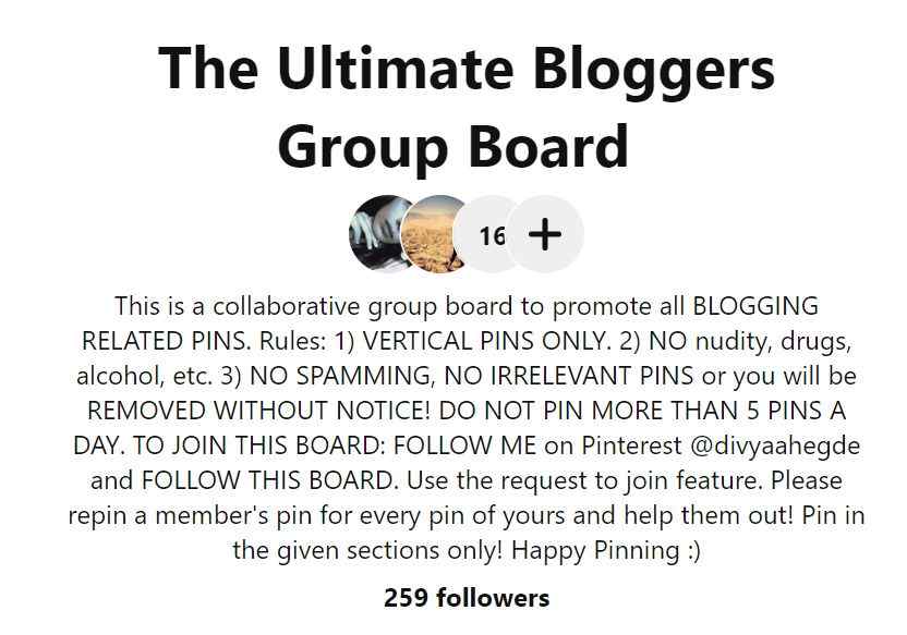 pinterest-group-board-description