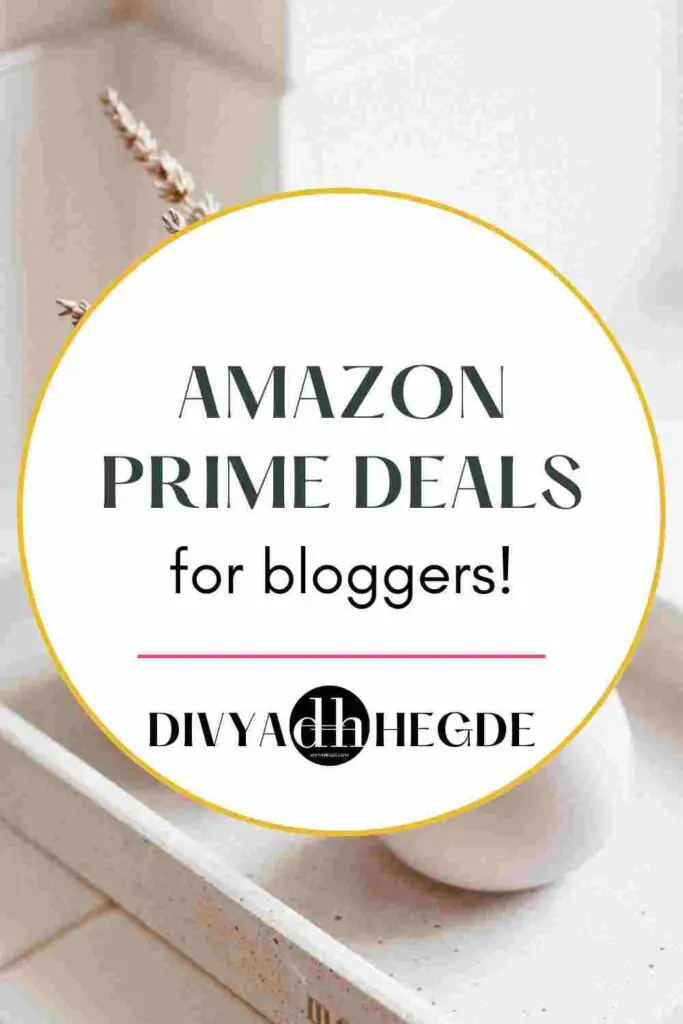 This post contains some of the best amazon prime deals a blogger should take advantage of.