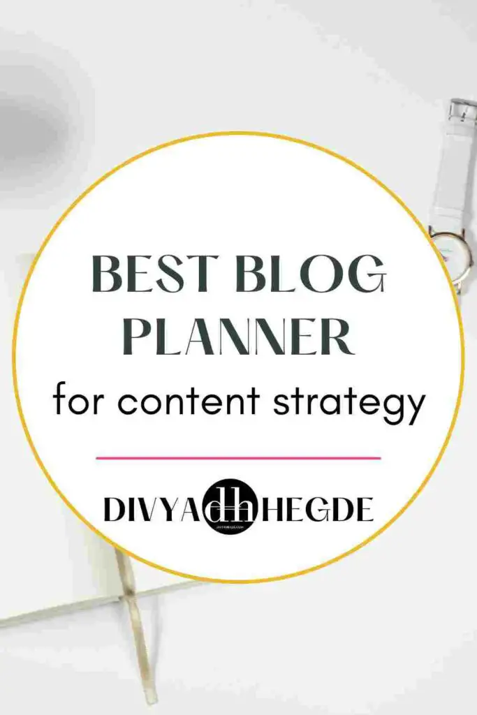 A list of best planners for bloggers to plan content and stay organized.