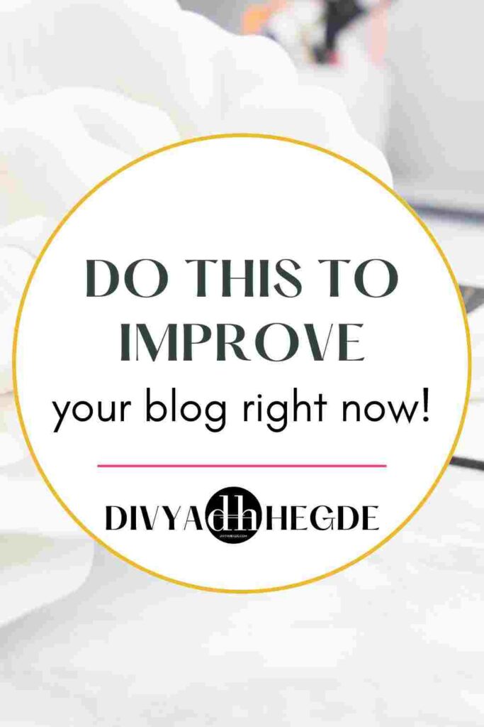 Things to do right now to improve your blog if you're stuck in a blogging rut.